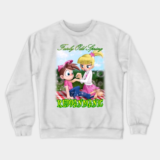 Fairly Odd Parents - Spring Picnic Crewneck Sweatshirt by Reddanmanic